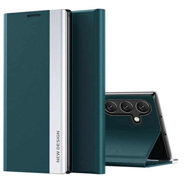 Samsung Galaxy A36 5G Telefon Fodral med Stativ - Grön