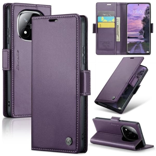 CASEME Xiaomi Redmi Note 14 Pro 5G / Note 14 Pro Plus 5G Fodral - Lila
