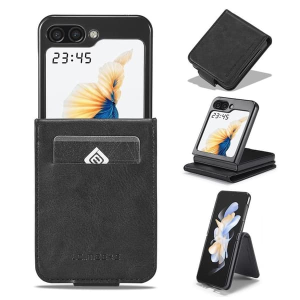 LC.IMEEKE Samsung Galaxy Z Flip6 5G skal med korthållare - Svart