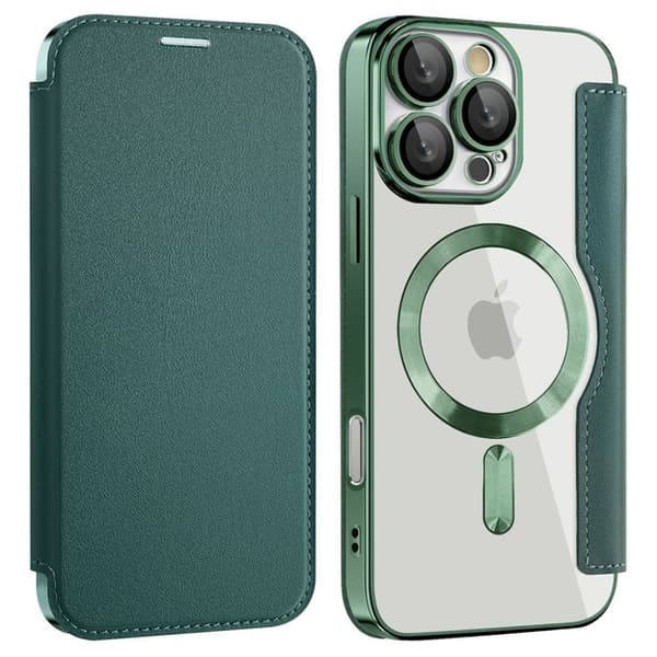 iPhone 16 Pro Fodral med Kortplatser - Mörkgrön