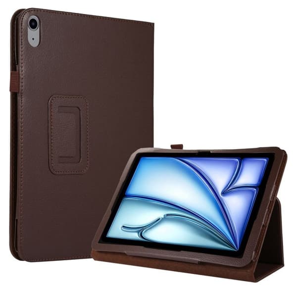 iPad Air 13" 2024/2025 Fodral med stativ - Brun