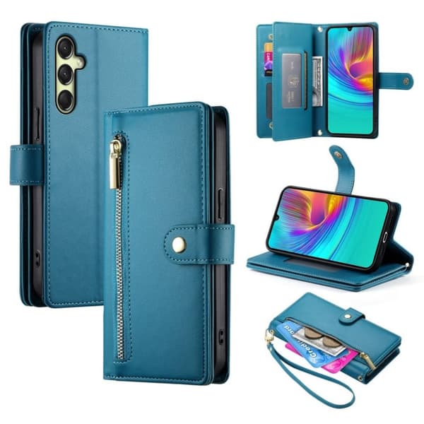 Samsung Galaxy A36 5G Plånboksfodral - Blå