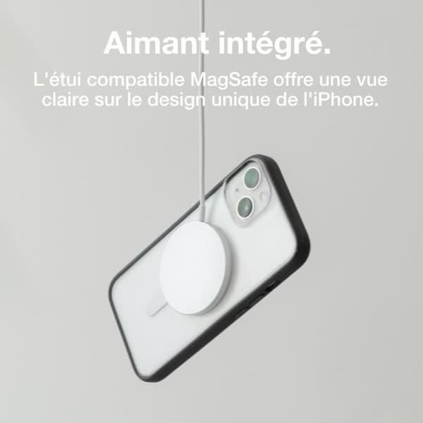 Transparent skal för iPhone 15 Plus med MagSafe Woodcessories