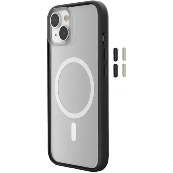 Transparent skal för iPhone 15 Plus med MagSafe Woodcessories
