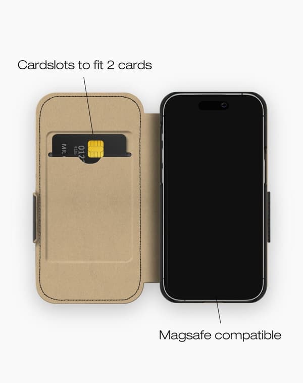 Folio MagSafe Wallet iPhone 15 Black