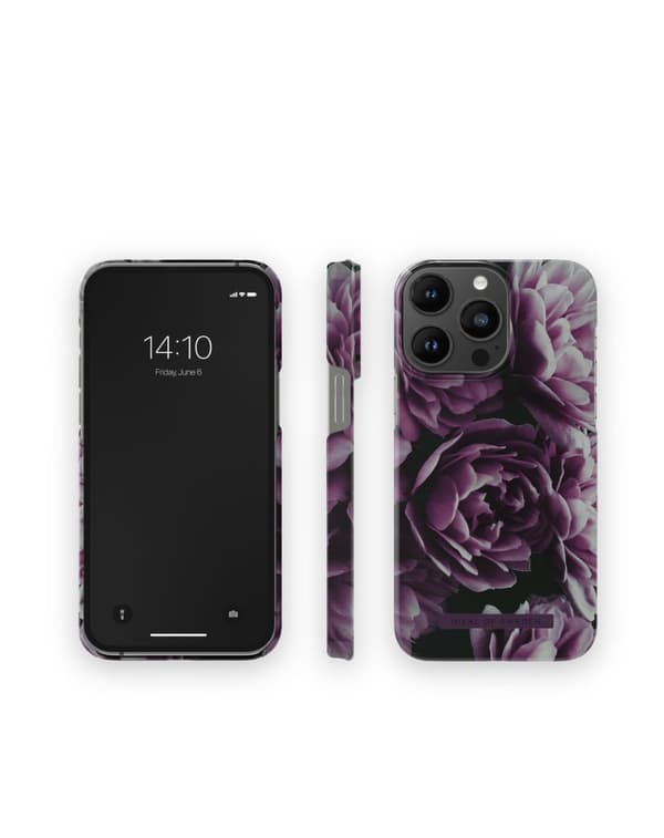 Printed Case iPhone 14 Pro Max Deep Purple Bloom