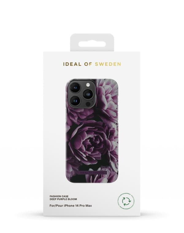 Printed Case iPhone 14 Pro Max Deep Purple Bloom
