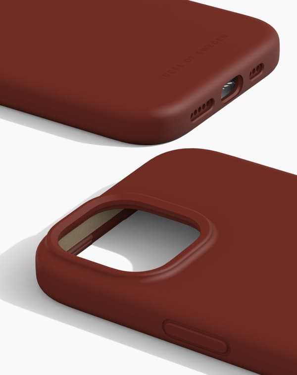 Silicone Case MagSafe iPhone 13 / 14 / 15 / 16e Dark Amber