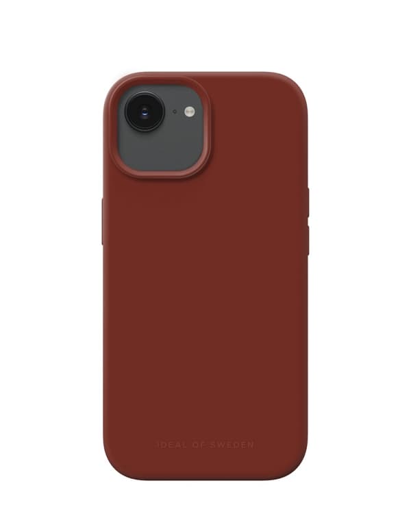 Silicone Case MagSafe iPhone 13 / 14 / 15 / 16e Dark Amber
