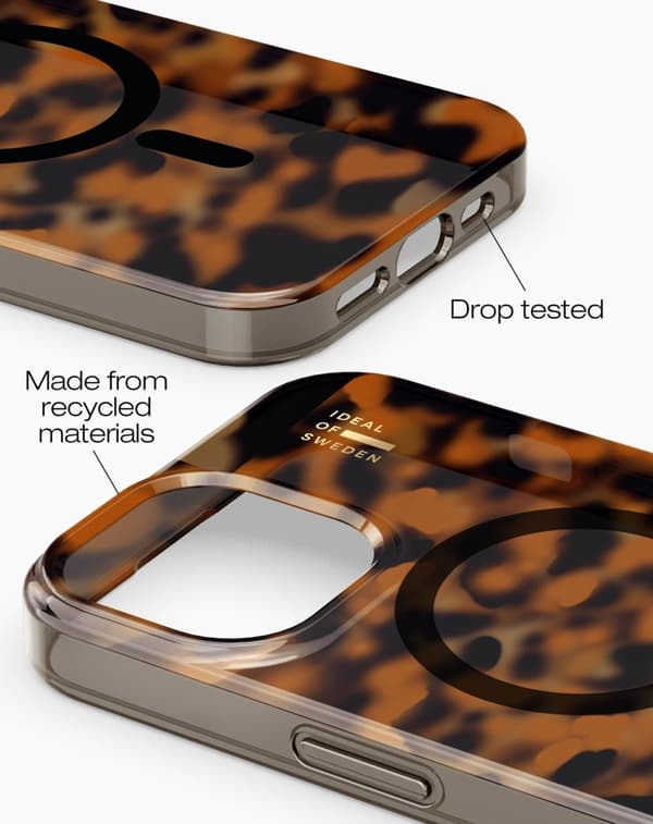 Clear Case MagSafe iPhone 13 / 14 / 15 / 16e Tortoise