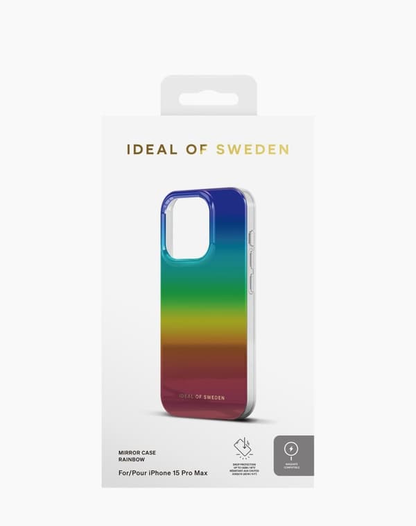 Mirror Case MagSafe iPhone 15 Pro Max Rainbow