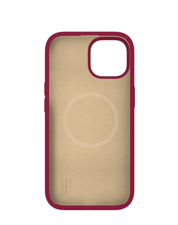 Silicone Case MagSafe iPhone 13 / 14 / 15 / 16e Cranberry