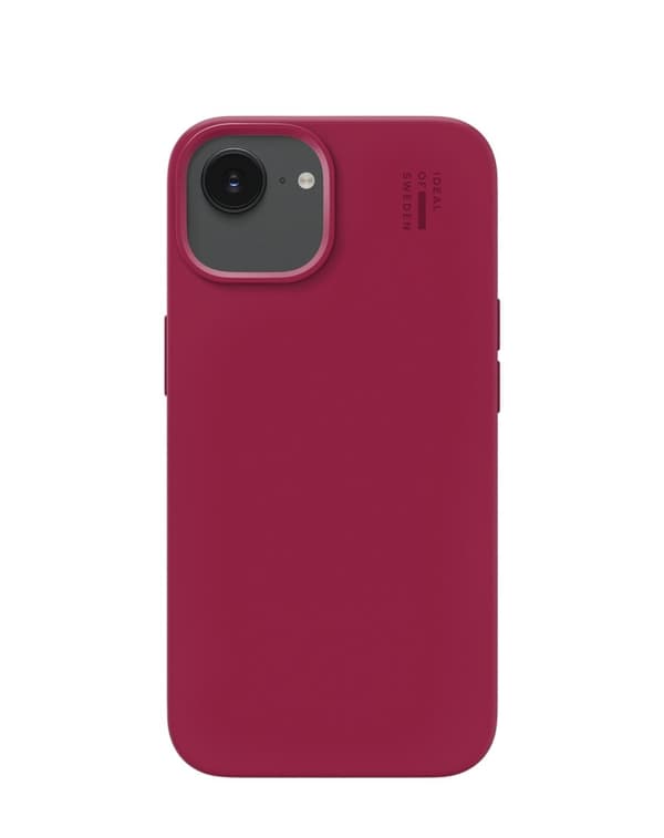 Silicone Case MagSafe iPhone 13 / 14 / 15 / 16e Cranberry