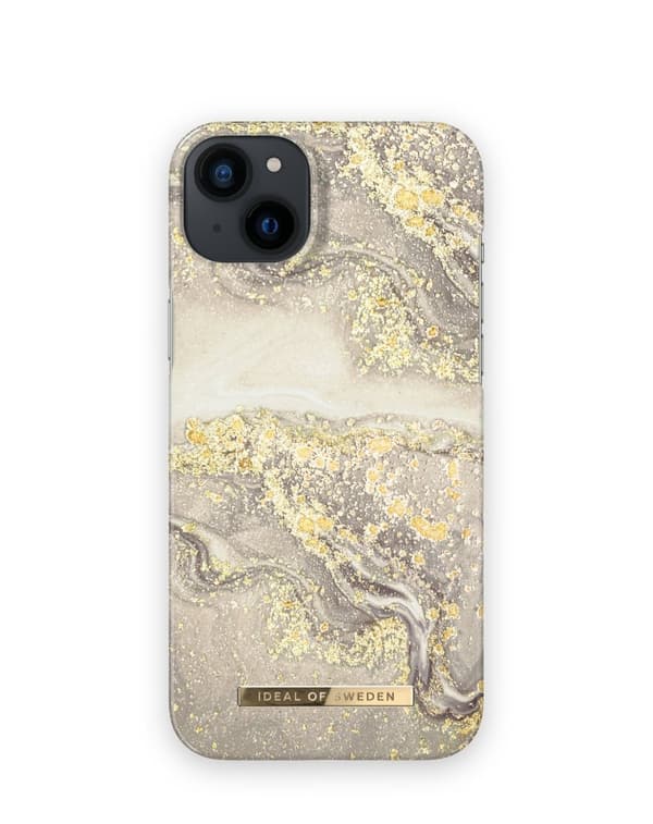 Printed Case iPhone 14 Plus Sparkle Greige Marble