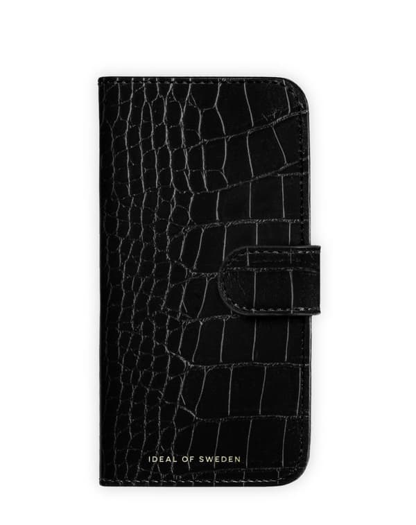 Magnet Wallet+ iPhone 15 Pro Black Croco