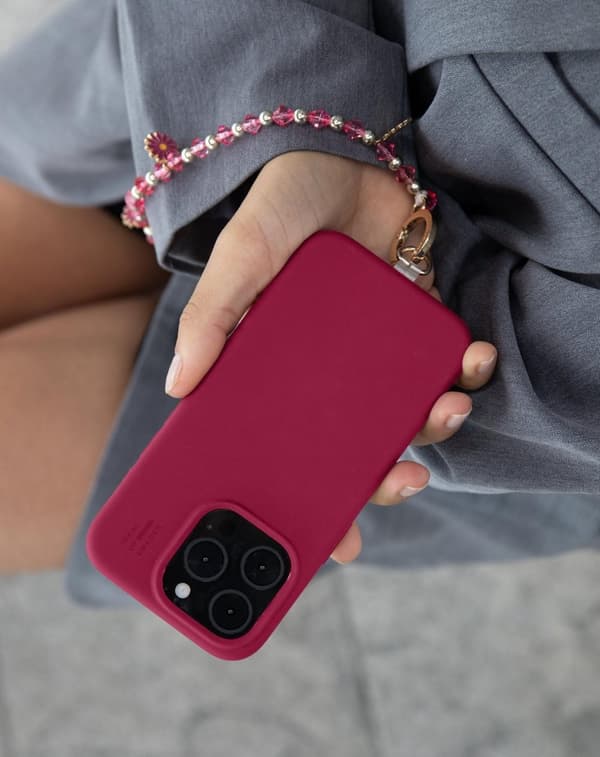 Silicone Case iPhone 14 Pro Max Cranberry