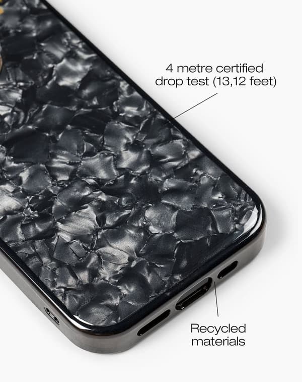 Pearlised Case iPhone 15 Pro Black