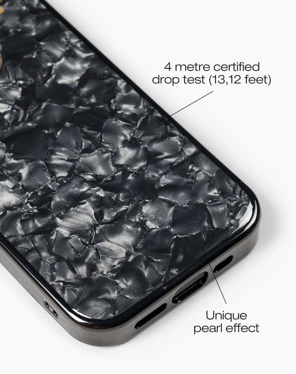 Pearlised Case iPhone 15 Pro Black