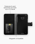 Miniatyrbild 6 av 11: Magnet Wallet+ MagSafe iPhone 13 / 14 / 16e Black