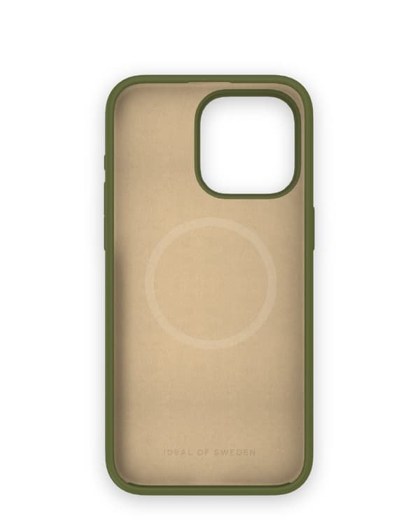 Silicone Case MagSafe iPhone 15 Pro Max Khaki