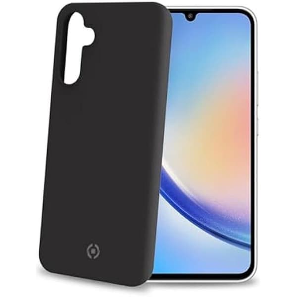 CELLY FUNDA CROMO GALAXY A34 5G NEGRA