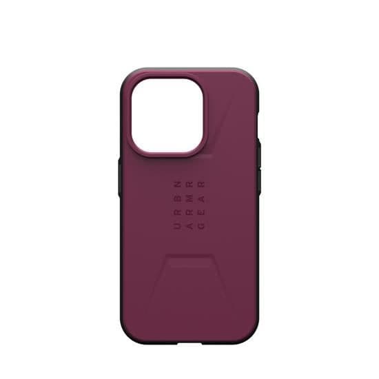 Coque - UAG - Civil - iPhone 15 Pro - Bordeaux - Semi-rigid - Laboratorietestad