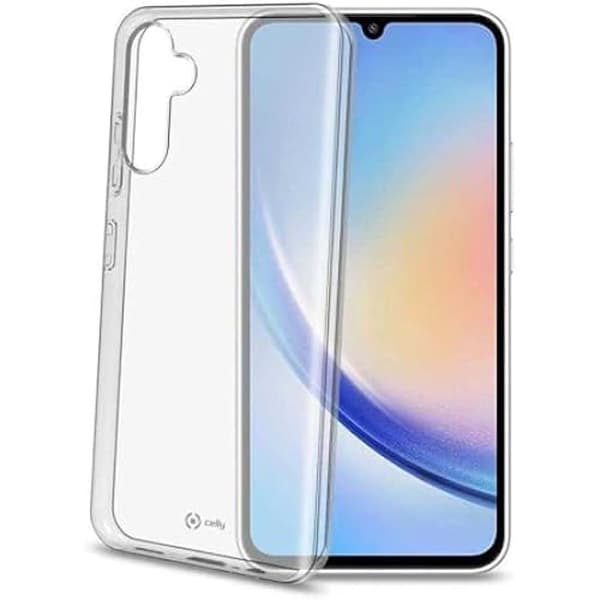 Slick skal - CELLY - Galaxy A34 5G - Optimalt skydd - Transparent