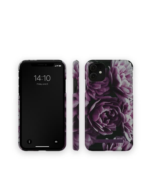 Printed Case iPhone 11 / XR Deep Purple Bloom