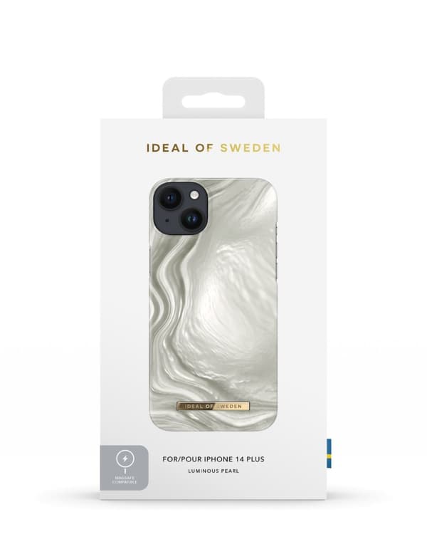 Printed Case MagSafe iPhone 14 Plus Luminous Pearl