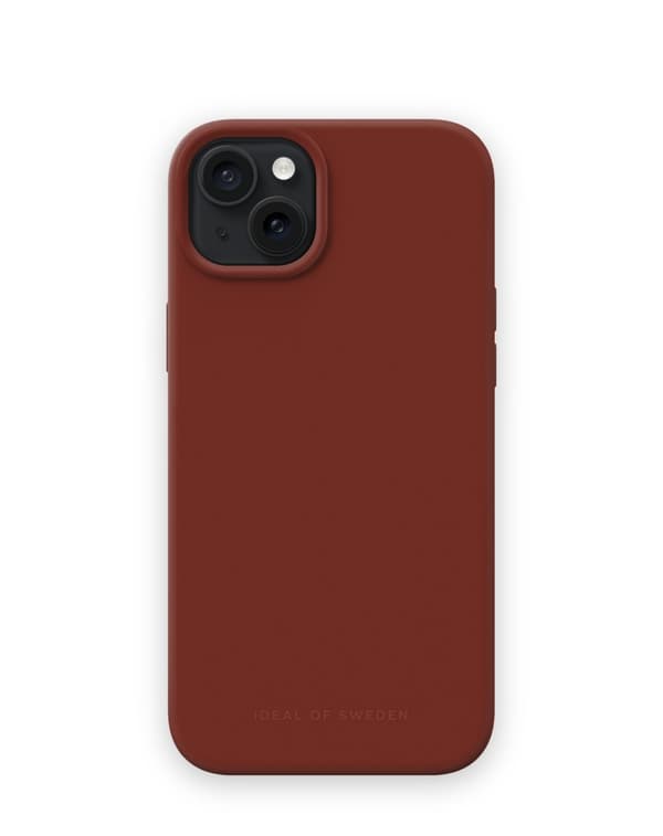 Silicone Case iPhone 15 Plus Dark Amber