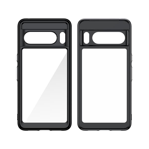 INF Svart skal till Google Pixel 8, Slimmad stöttålig skyddande telefonväska