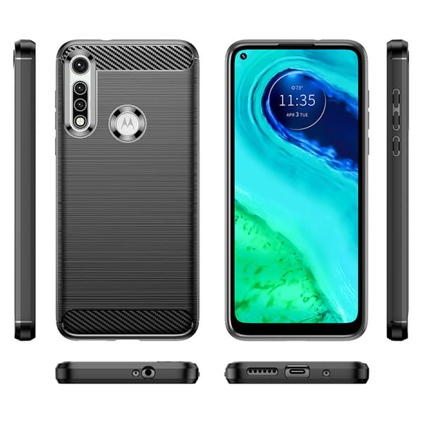 INF Beskyttende TPU Telefoncover til Moto G Pro - Sort