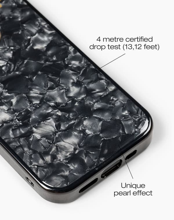 Pearlised Case iPhone 14 Pro Black