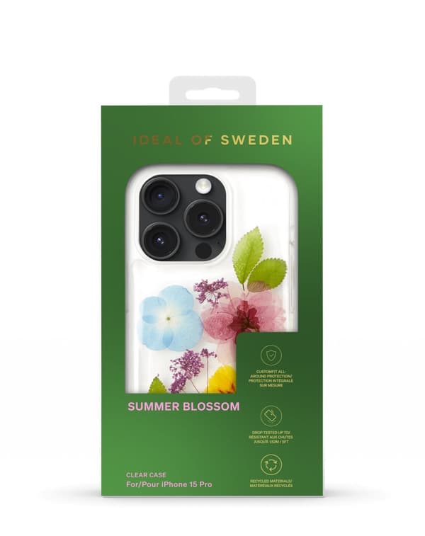 Clear Case iPhone 15 Pro Summer Blossom