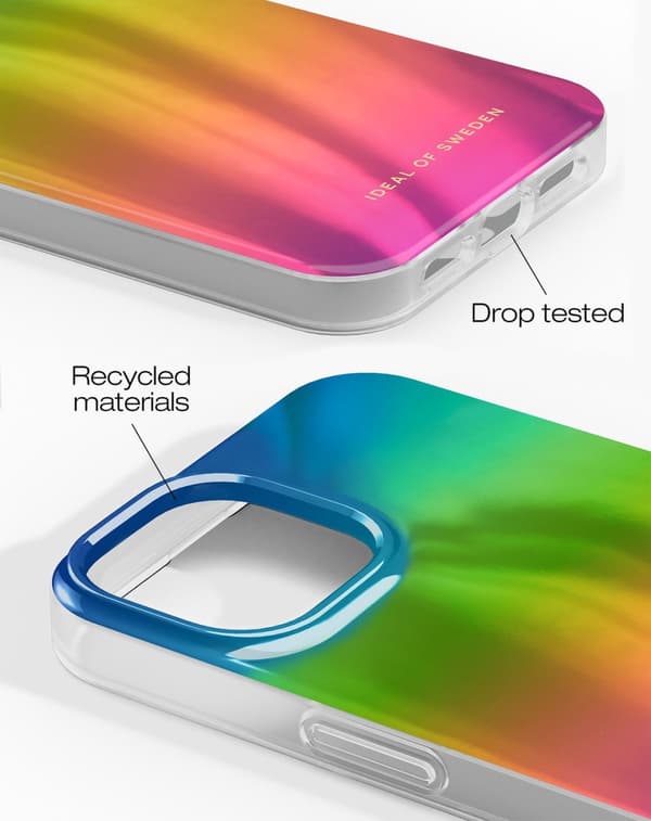 Mirror Case iPhone 13 / 14 / 15 / 16e Rainbow