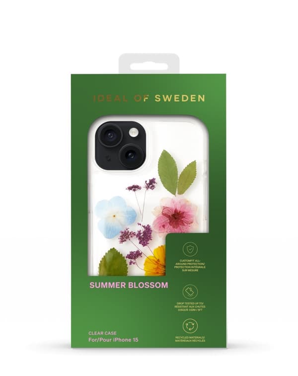 Clear Case iPhone 13 / 14 / 15 / 16e Summer Blossom