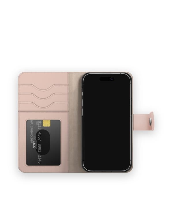 Magnet Wallet+ MagSafe iPhone 15 Pro Pink
