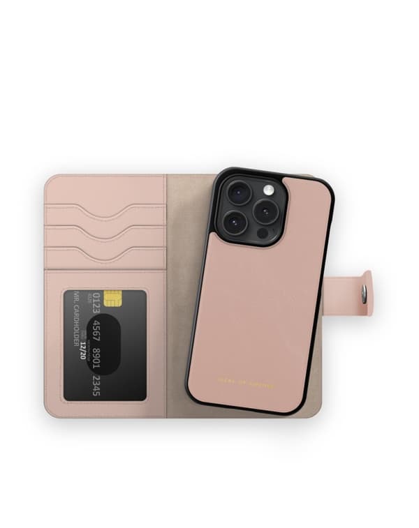 Magnet Wallet+ MagSafe iPhone 15 Pro Pink