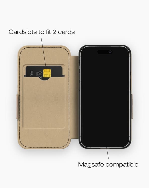 Folio MagSafe Wallet iPhone 15 Pro Max Blush Pink