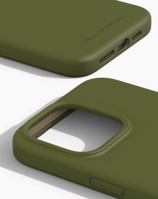 Silicone Case iPhone 15 Pro Max Khaki