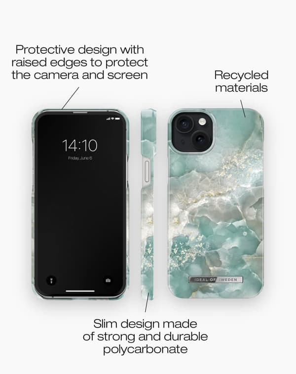 Printed Case iPhone 15 Plus Azura Marble