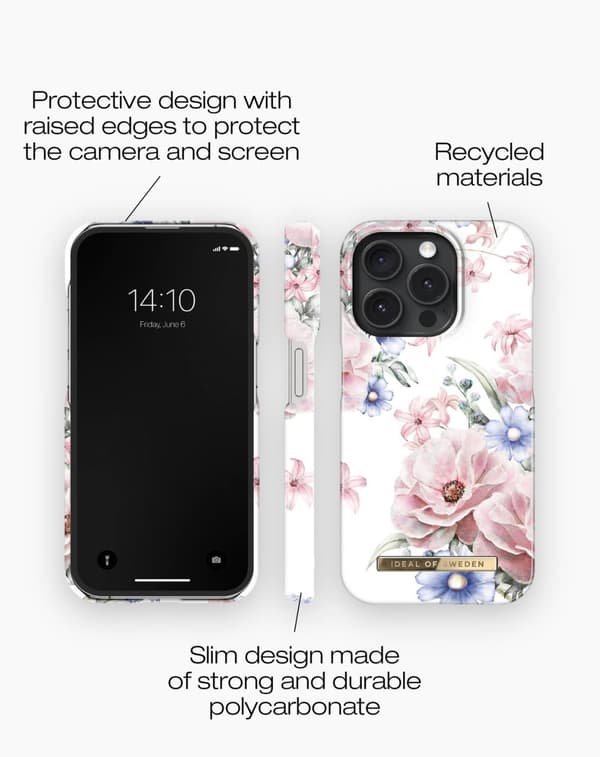 Printed Case iPhone 15 Pro Floral Romance