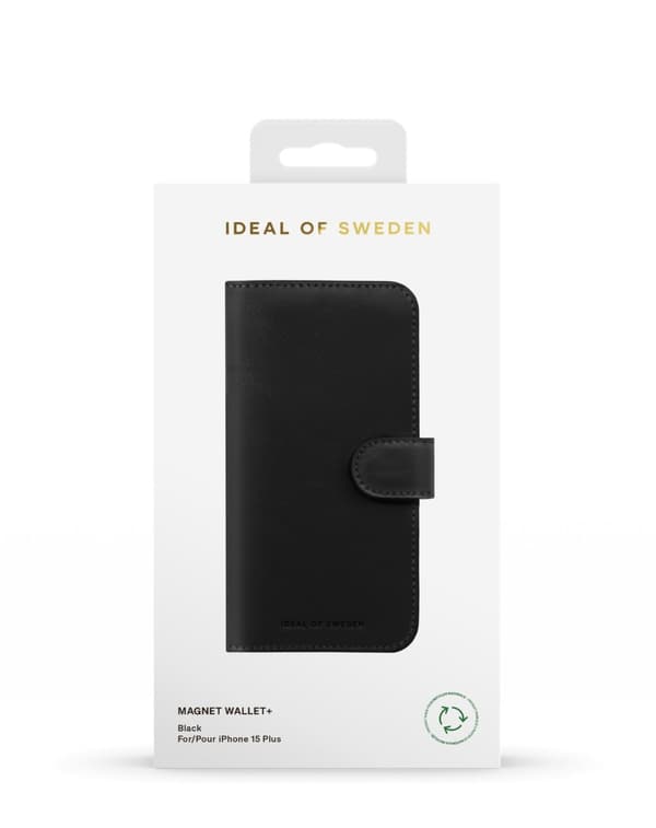 Magnet Wallet+ iPhone 15 Plus Black