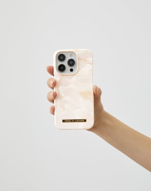 Printed Case iPhone 15 Pro Rose Pearl Marble