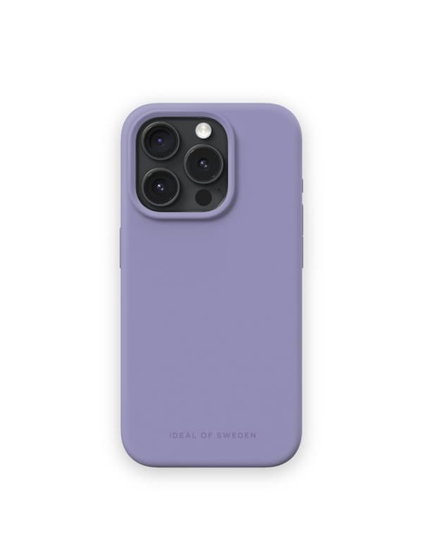 Silicone Case MagSafe iPhone 15 Pro Purple