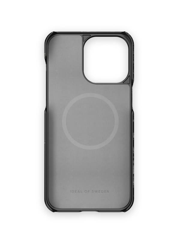 Printed Case MagSafe iPhone 15 Pro Max Black Thunder Marble