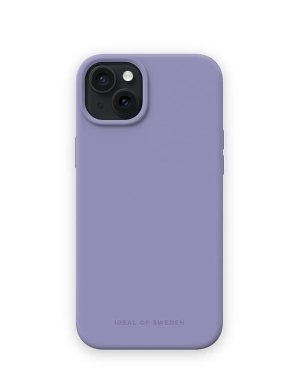 Silicone Case MagSafe iPhone 15 Plus Purple