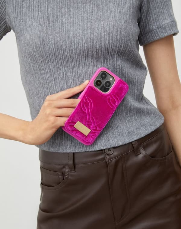 Atelier Case iPhone 14 Plus Velour Hyper Pink
