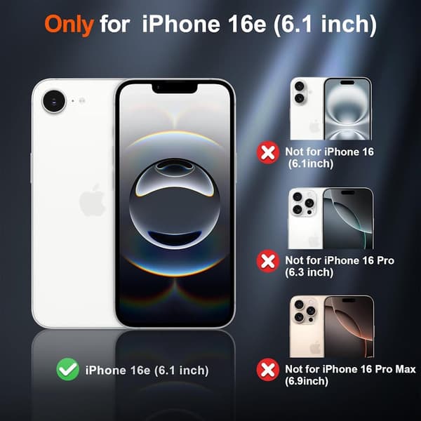 iPhone 16E Stöttåligt Skal