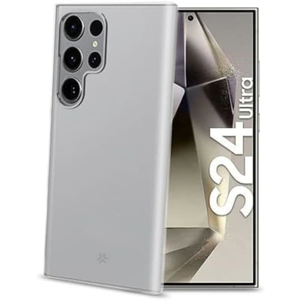 Transparent flexi case for Galaxy S24 Ultra mobile phone - CELLY